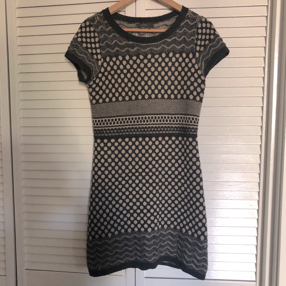 Patterned sweater dress from ModCloth